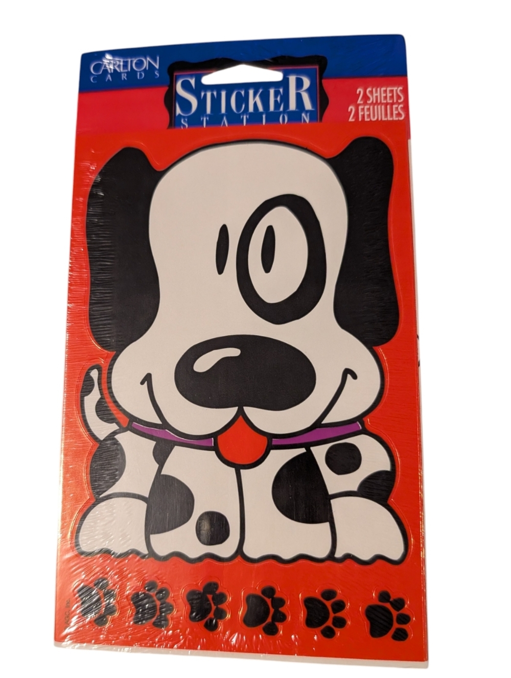 American Greetings Sticker Zone Large Puppy Dog Stickers‎ Sealed NIP